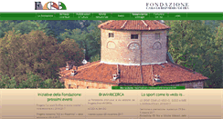Desktop Screenshot of fondazionecrb.it